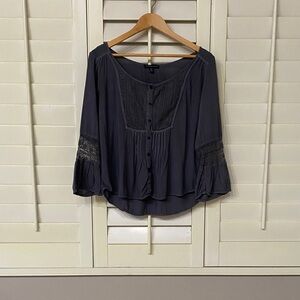 American Eagle Outfitters Cobalt Blue Blouse. Size M.